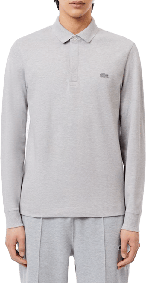 Lacoste Lacoste Polo Longsleeve Regular Fit Grijs