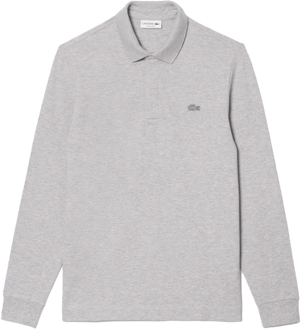 Lacoste Lacoste Polo Longsleeve Regular Fit Grijs