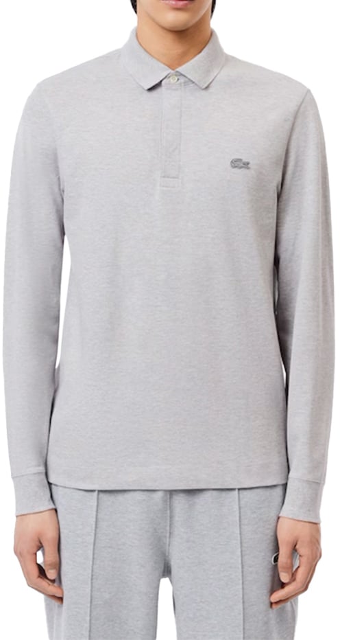 Lacoste Polo Longsleeve Regular Fit Grijs