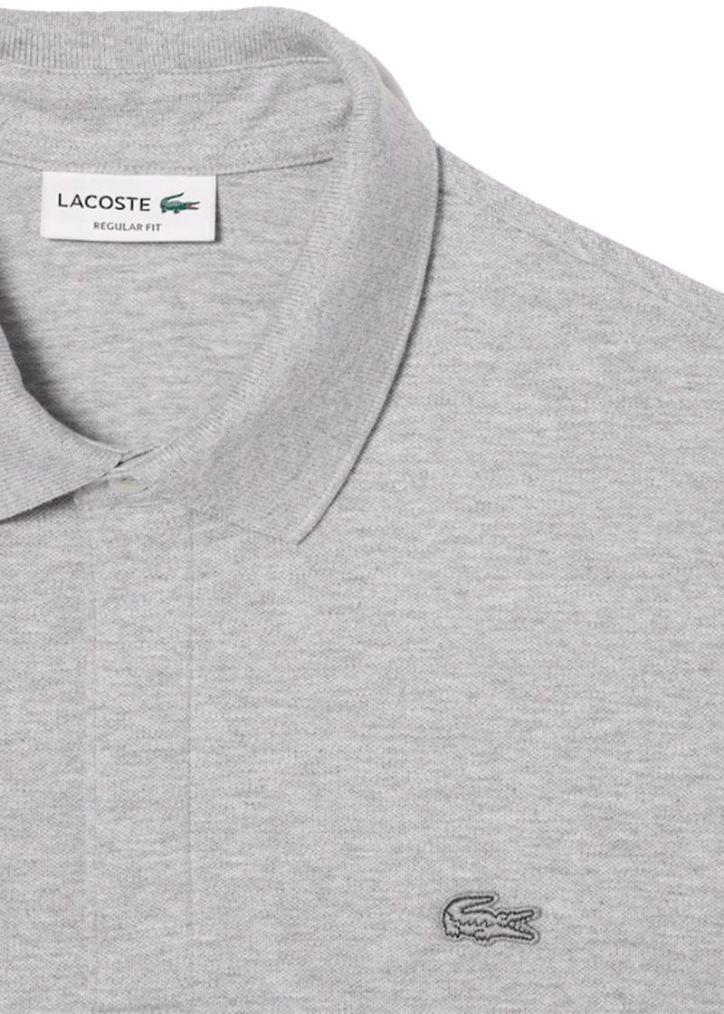 Lacoste Polo Longsleeve Regular Fit Grijs