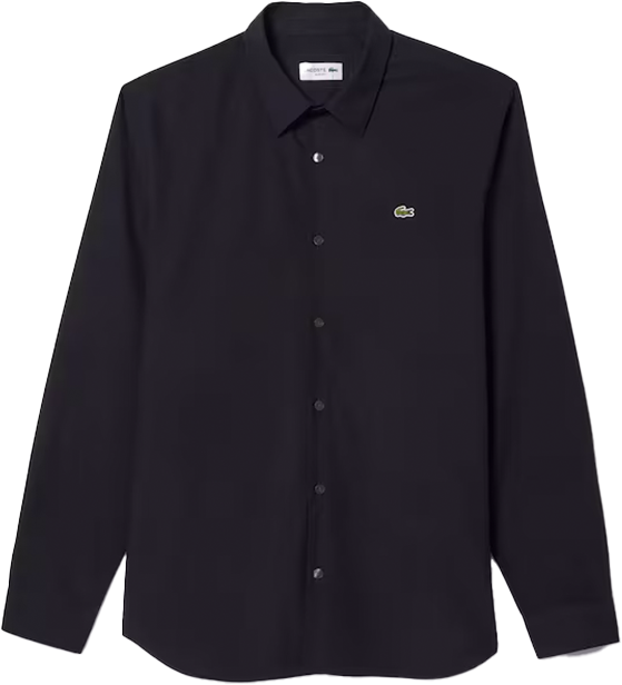 Lacoste Lacoste L/S Woven Slim Fit Overhemd Blauw