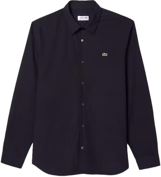 Lacoste Lacoste L/S Woven Slim Fit Overhemd Blauw