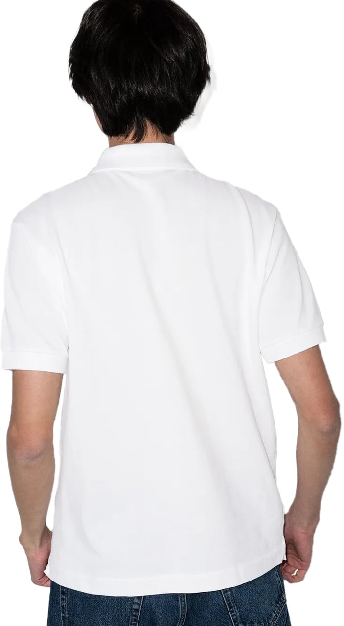 Lacoste polo a detail de logo Beige