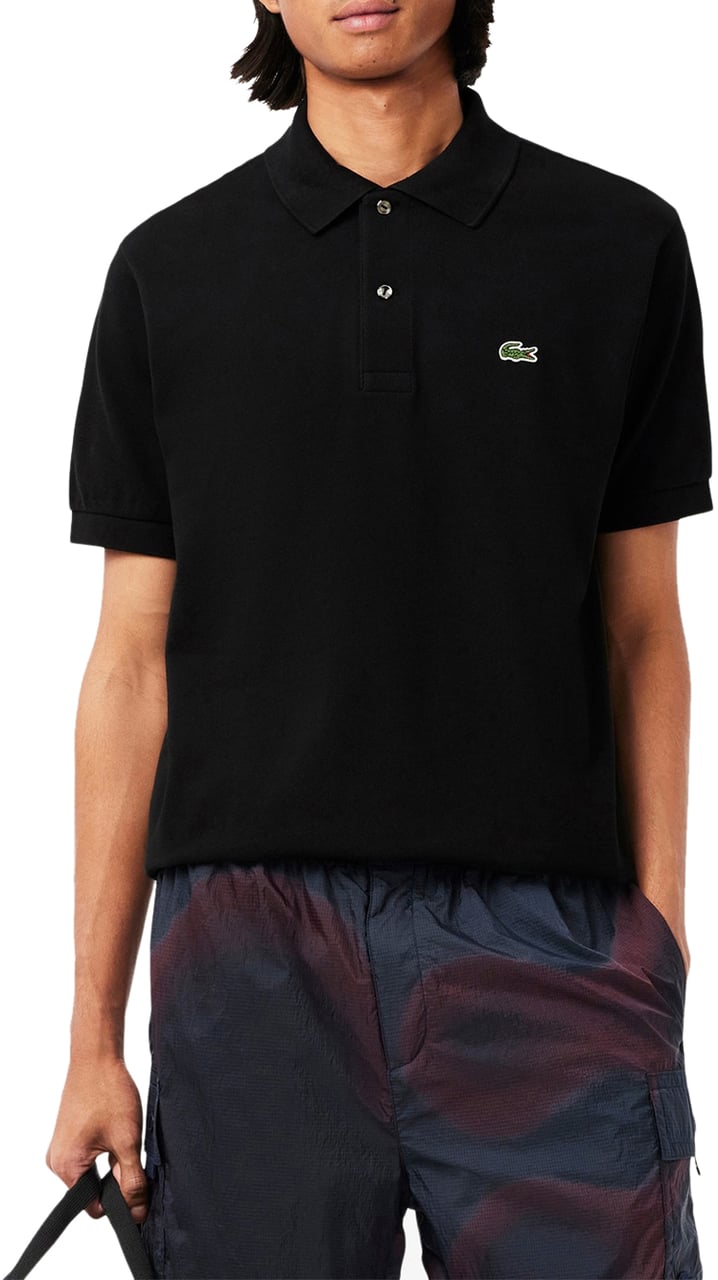 Lacoste T-Shirts And Polos Black Zwart