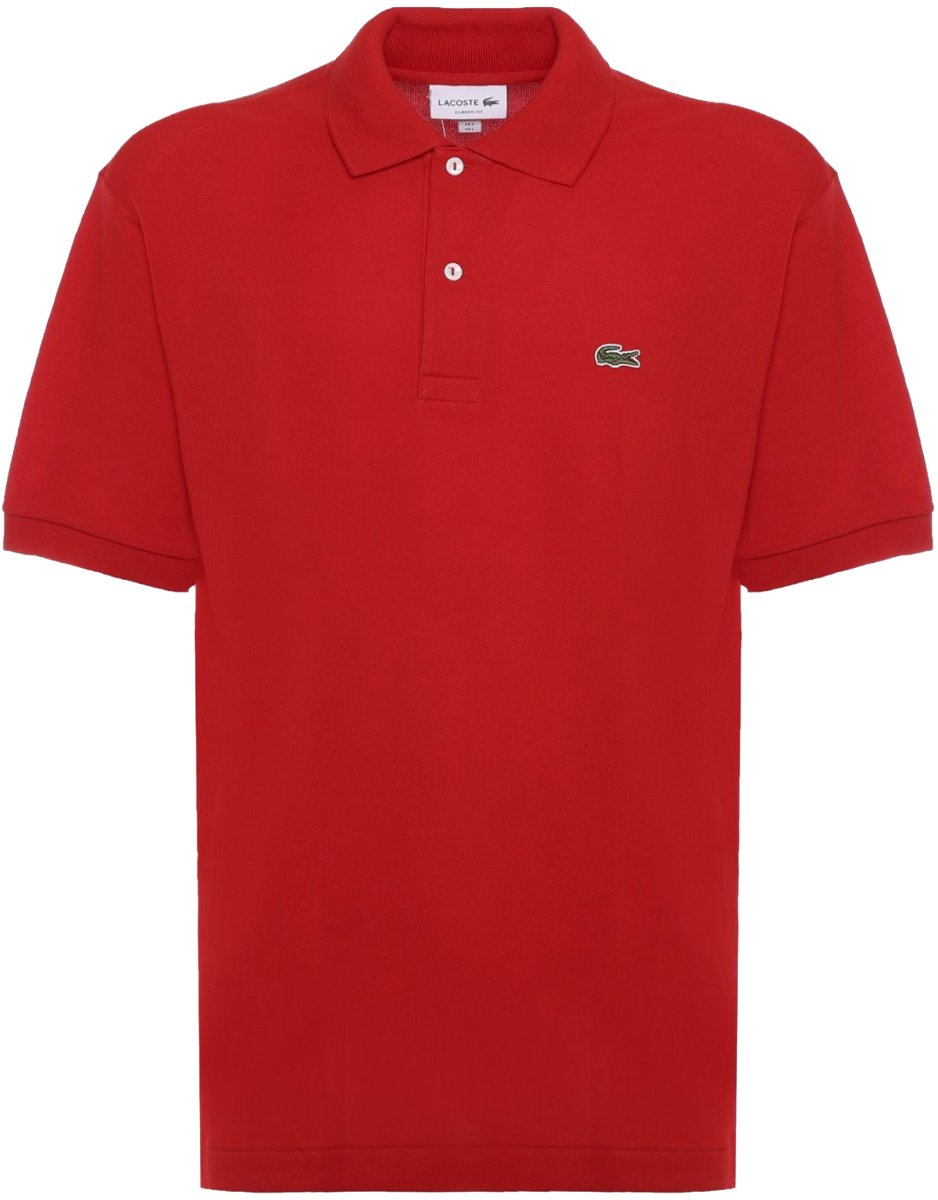 Lacoste L.12.12 Classic Logo Polo Shirt Rood
