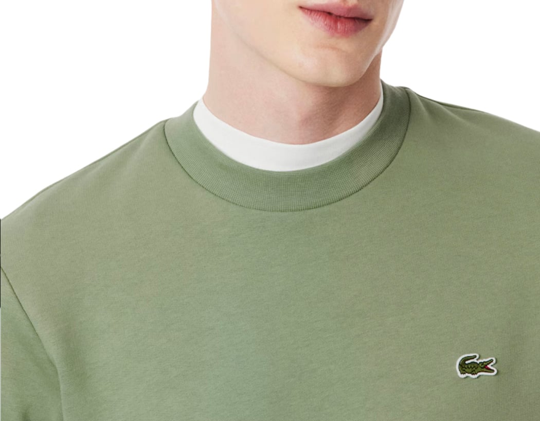 Lacoste Ronde Nek Trui Thyme Groen Groen