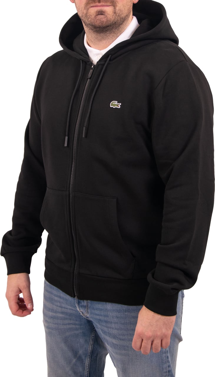 Lacoste Sweatshirt Zipper Zwart