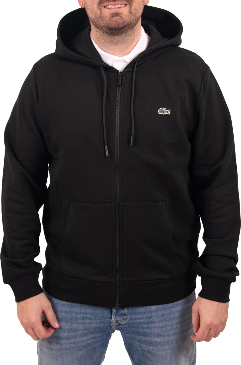 Lacoste Sweatshirt Zipper Zwart