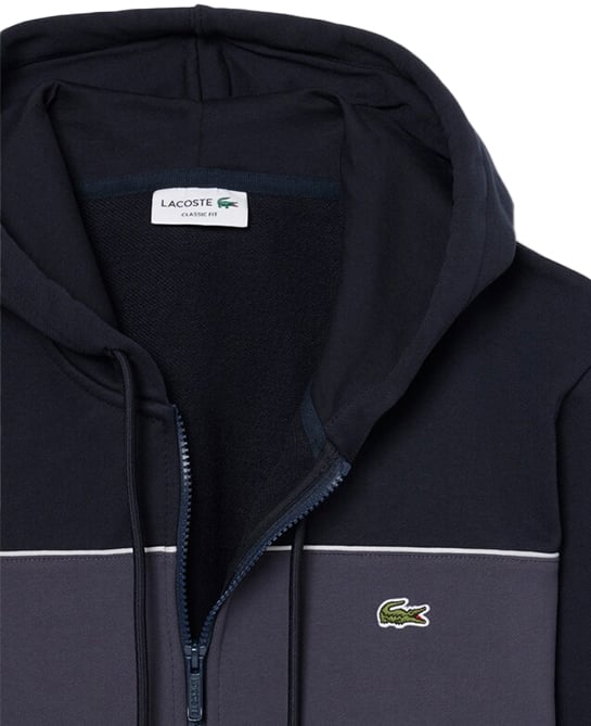 Lacoste Lacoste Color Block Vest Zwart