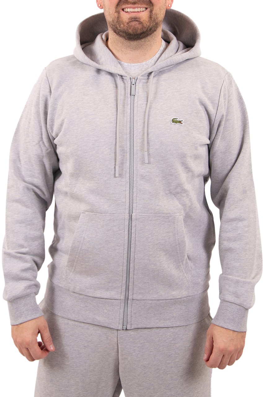 Lacoste Lacoste Sweatshirt Zipper Grijs