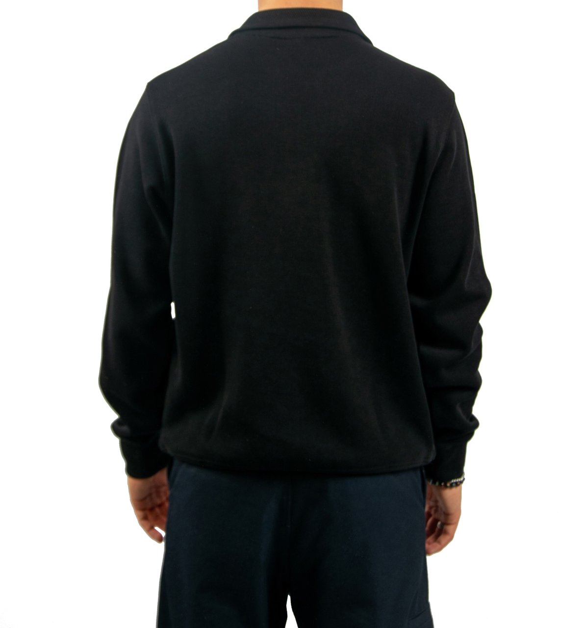 Lacoste Lacoste Sweatershirt 1/4 Zipper Zwart