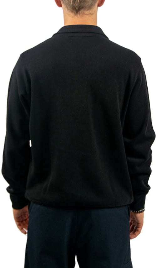 Lacoste Lacoste Sweatershirt 1/4 Zipper Zwart