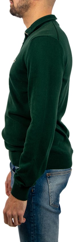 Lacoste Lacoste Sweater 1/4 Zipper Groen