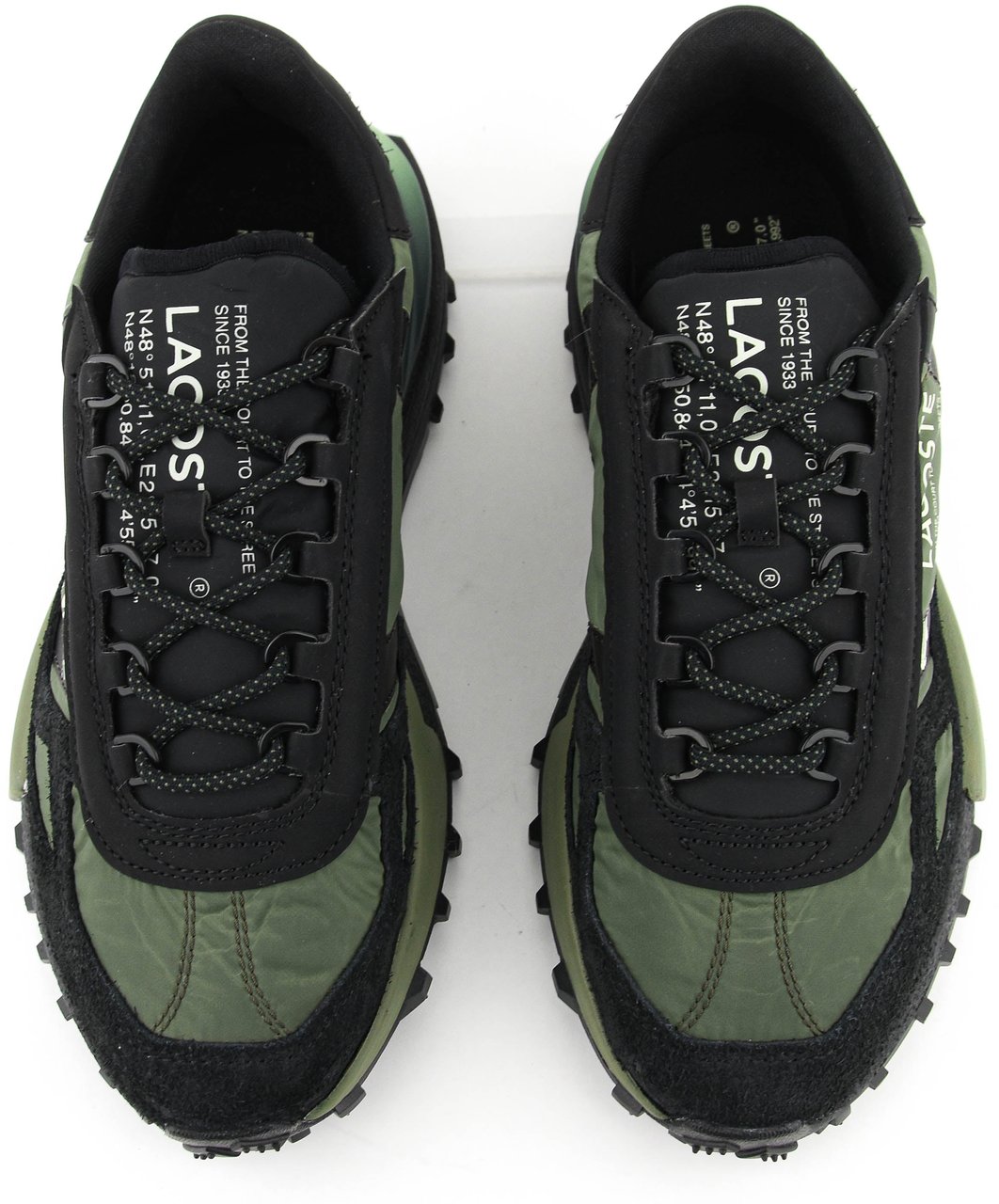 Lacoste Elite Active Sneaker Black Green Groen