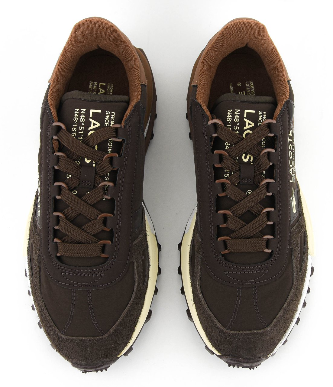 Lacoste Elie Active Sneaker Dark Brown Bruin