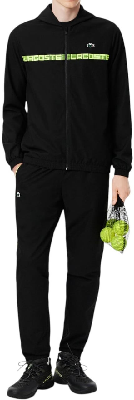 Lacoste Heren Trainingspak Zwart
