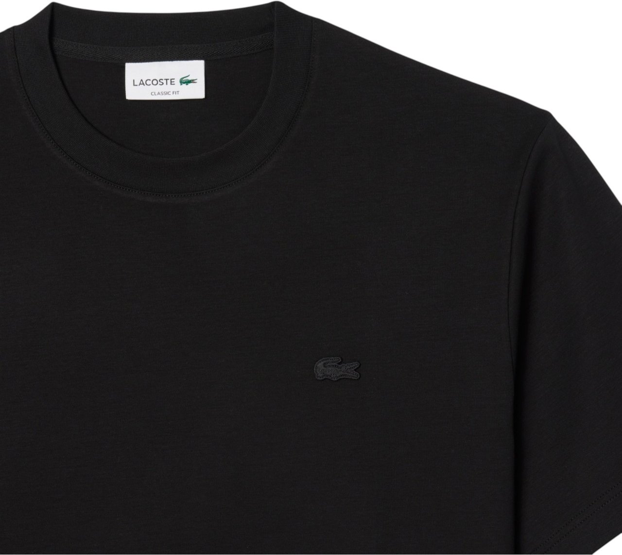 Lacoste Heren T-shirt Zwart