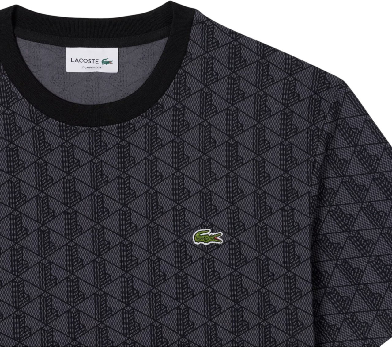 Lacoste Heren T-shirt Grijs