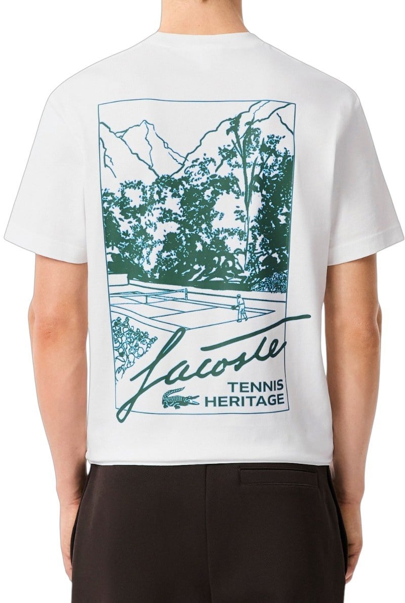Lacoste Heren T-shirt Wit