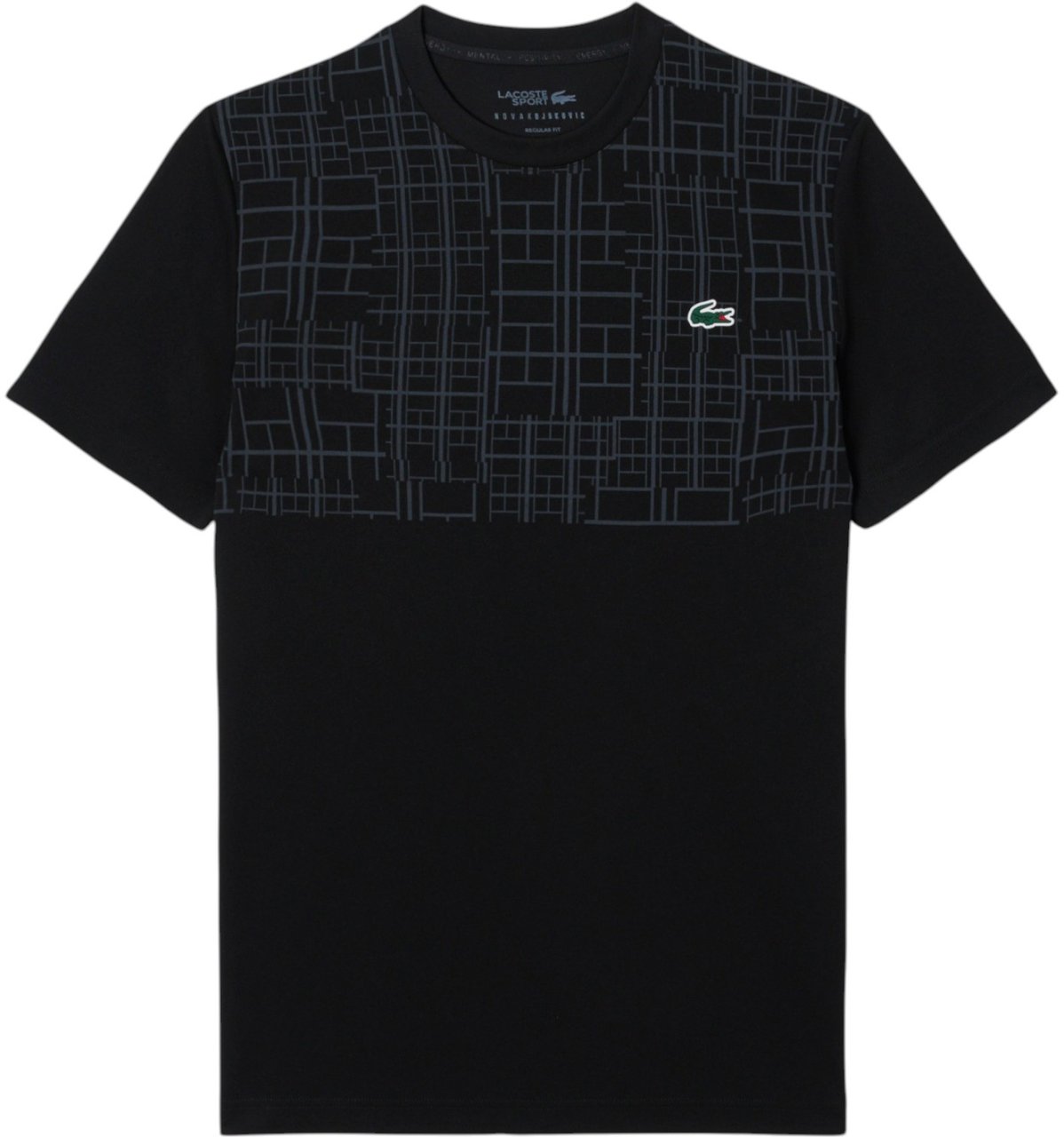 Lacoste Heren T-shirt Zwart