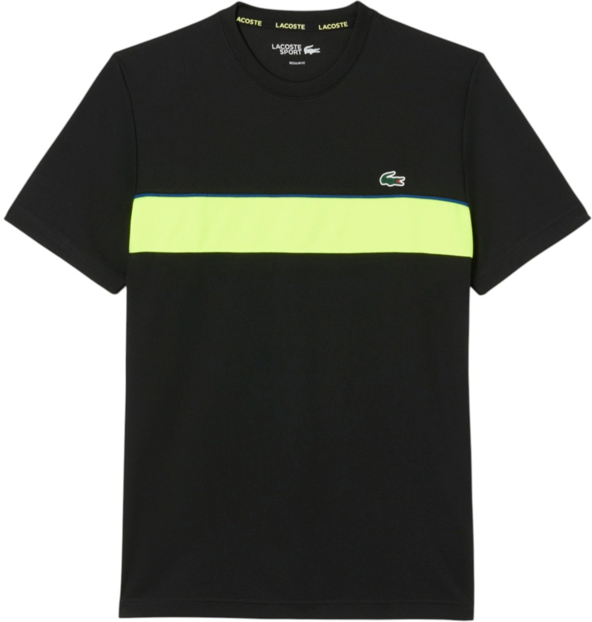 Lacoste Heren T-shirt Zwart