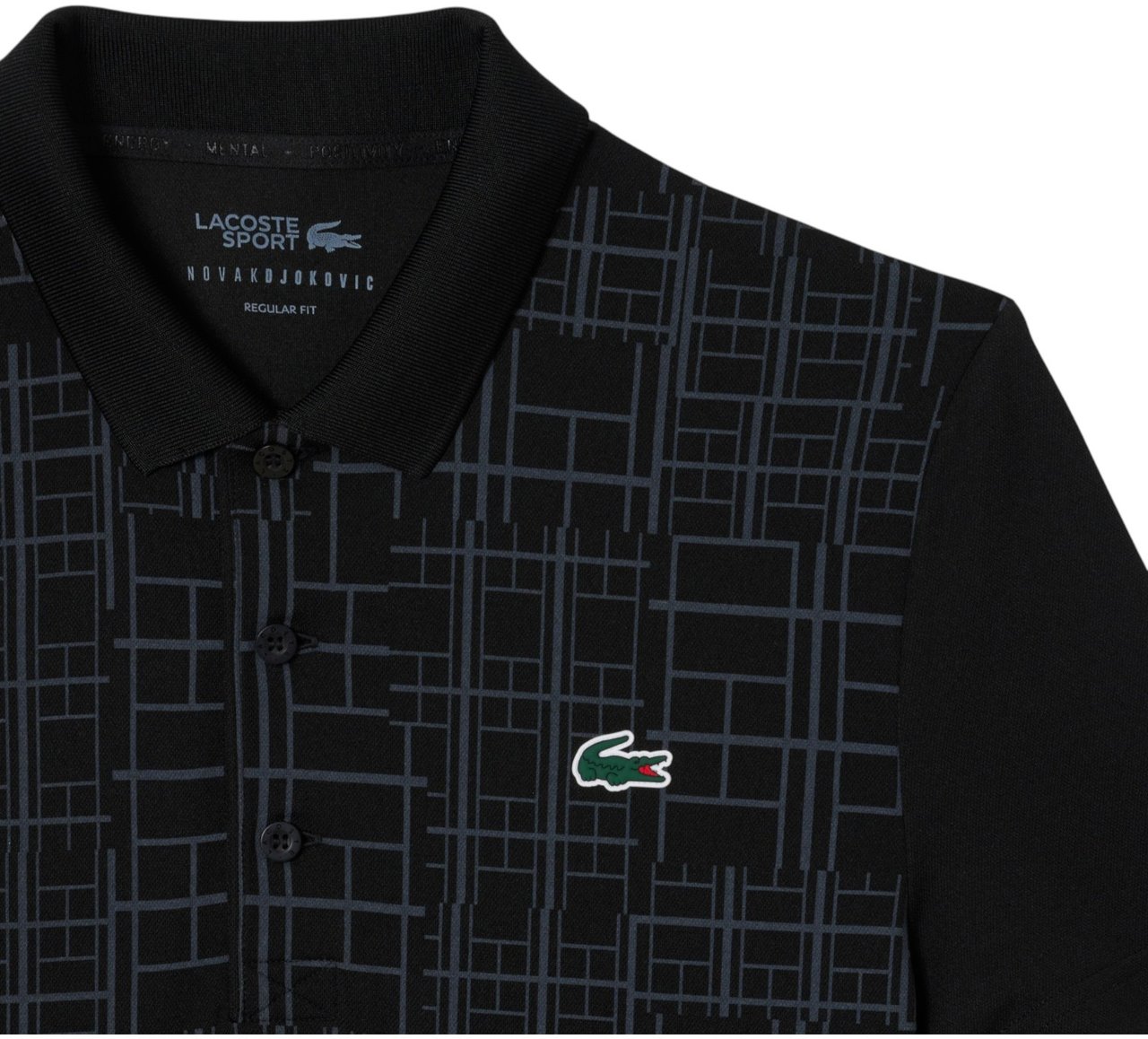 Lacoste Heren Polo Zwart