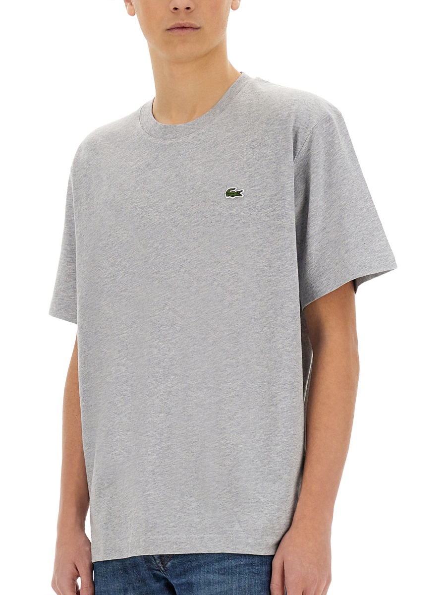 Lacoste T-SHIRT WITH LOGO Grijs