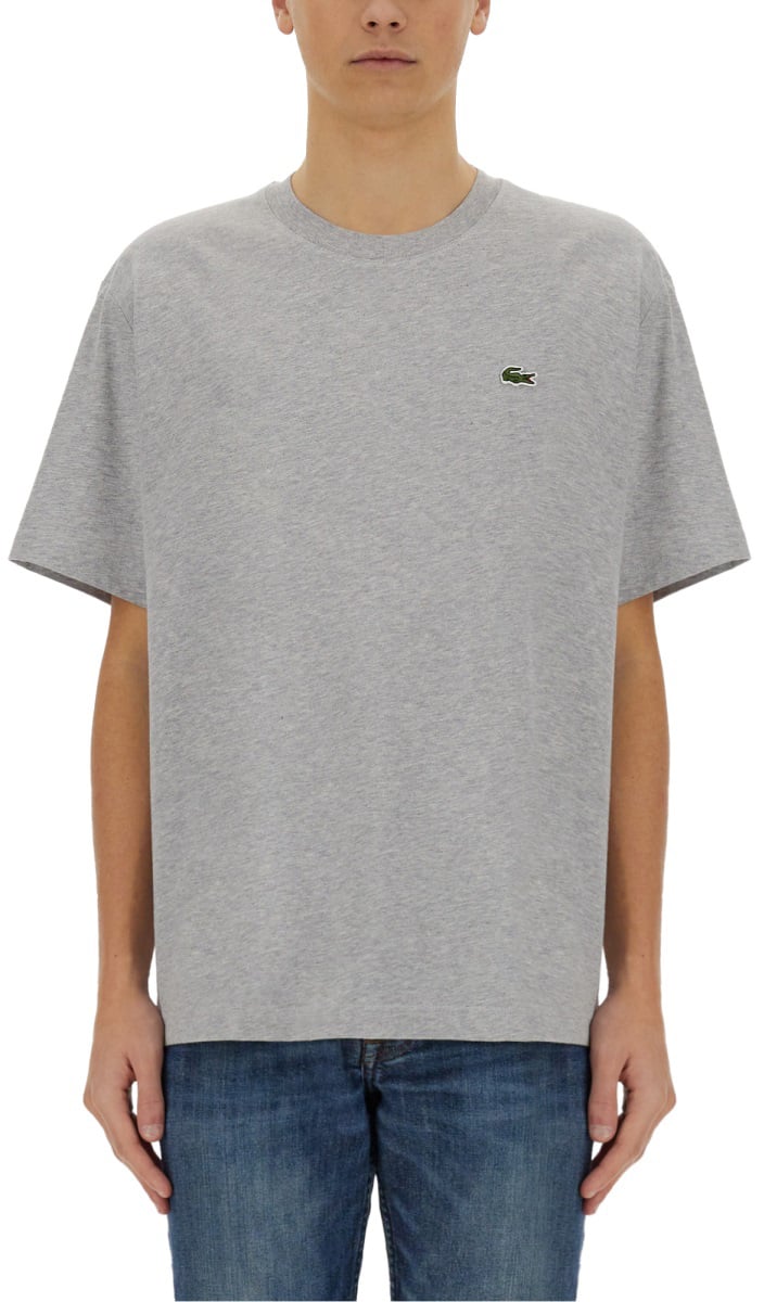 Lacoste T-SHIRT WITH LOGO Grijs