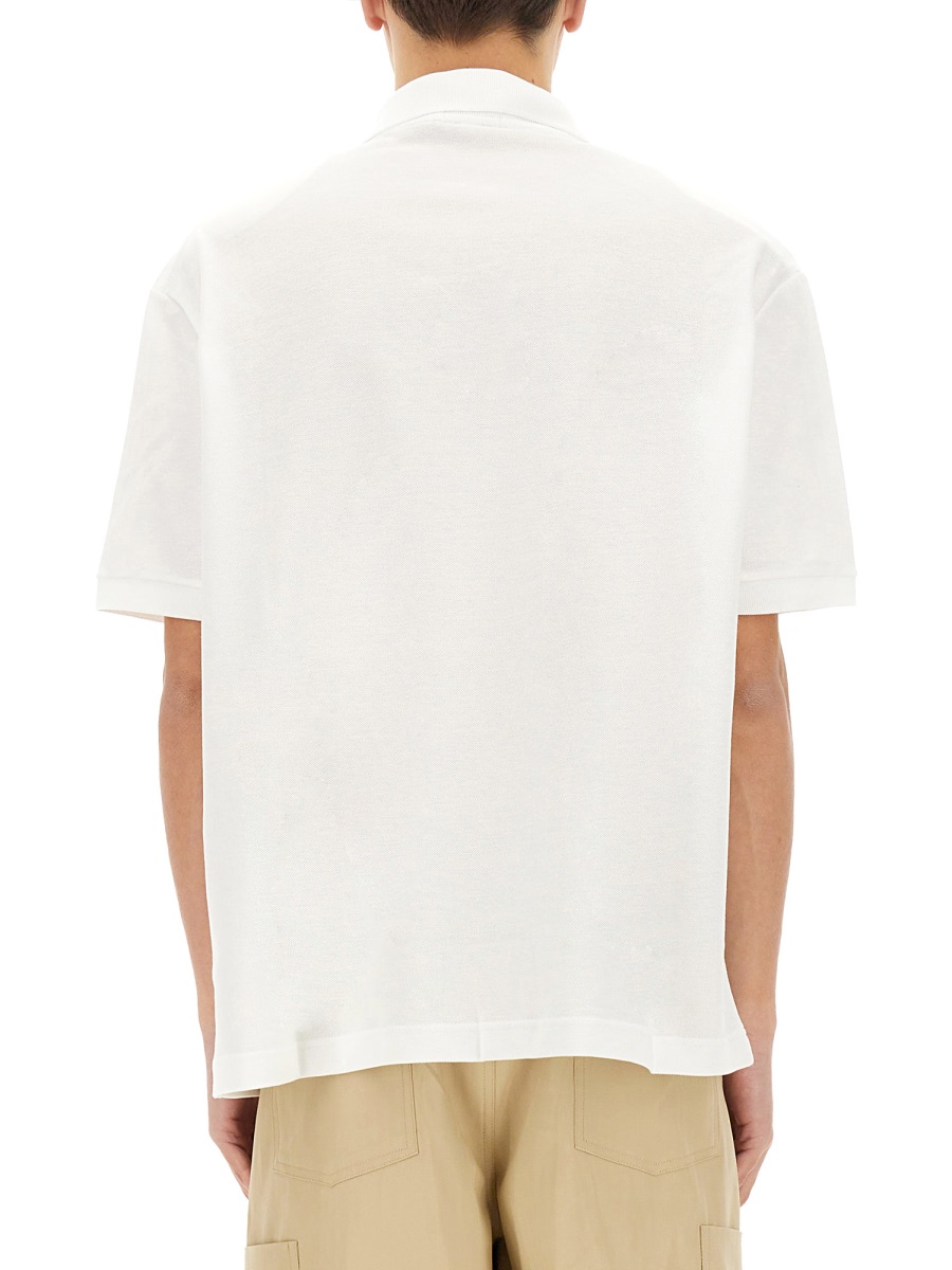 Lacoste LOOSE FIT PIQUE POLO SHIRT Wit