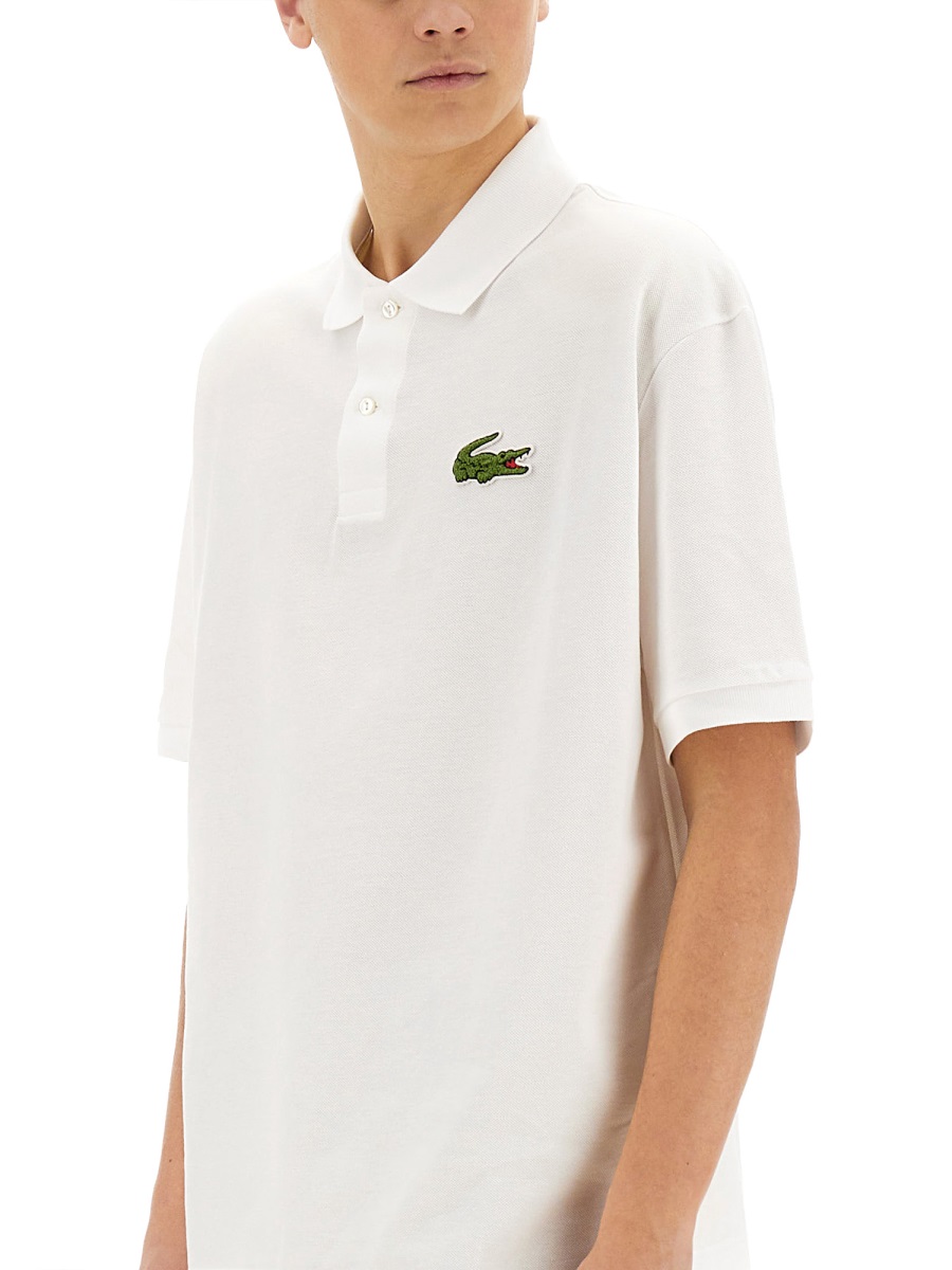 Lacoste LOOSE FIT PIQUE POLO SHIRT Wit