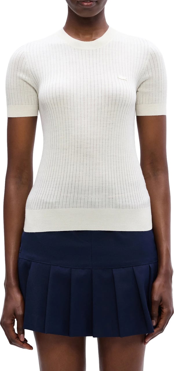 Lacoste Sweaters White Wit