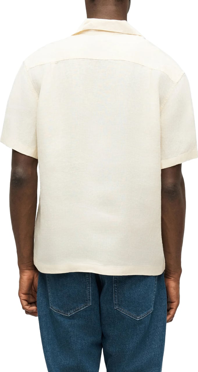 Lacoste Shirts Beige Wit
