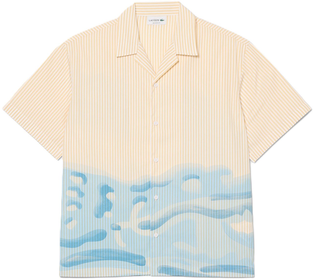Lacoste Shirts Beige Geel