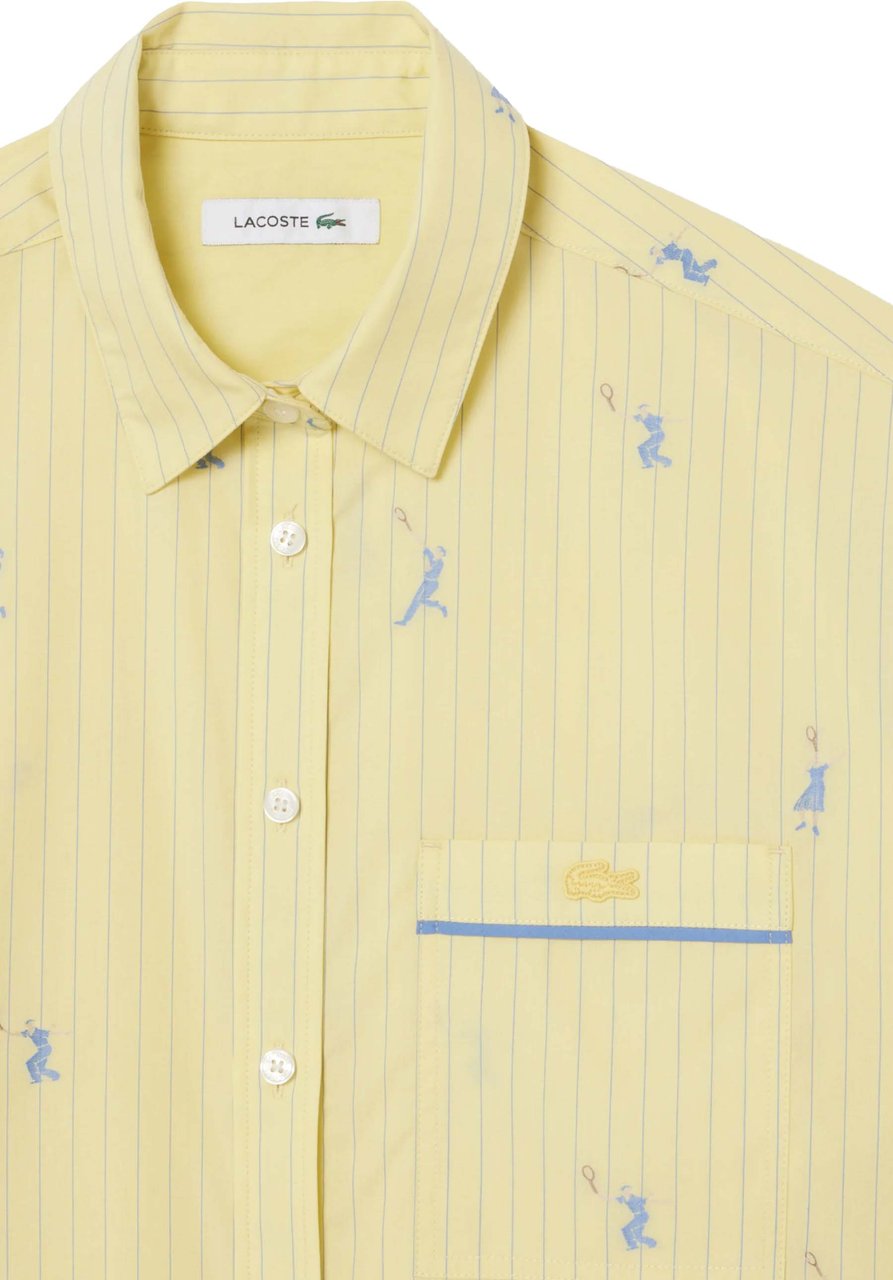 Lacoste Shirts Giallo Geel