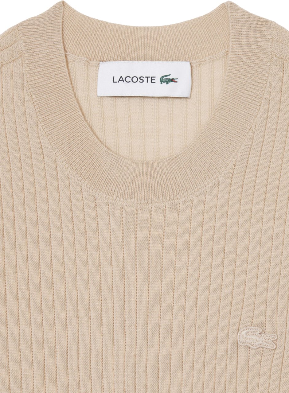 Lacoste Sweaters Beige Scuro Beige