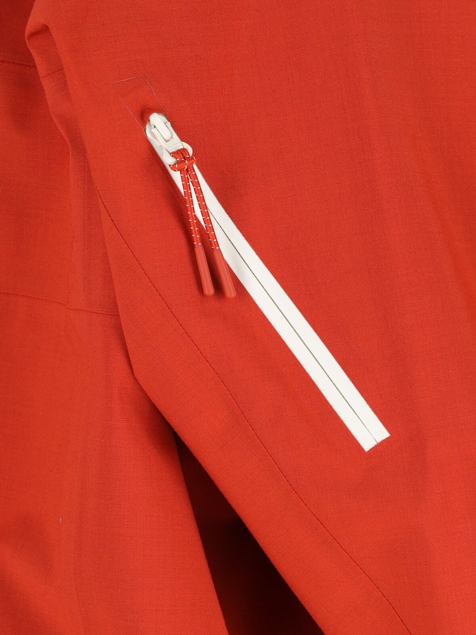Lacoste Orange Technical Taffeta Popover Logo Jacket Oranje