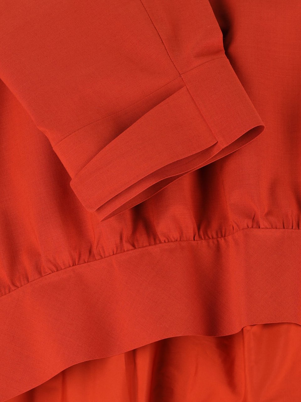 Lacoste Orange Technical Taffeta Popover Logo Jacket Oranje