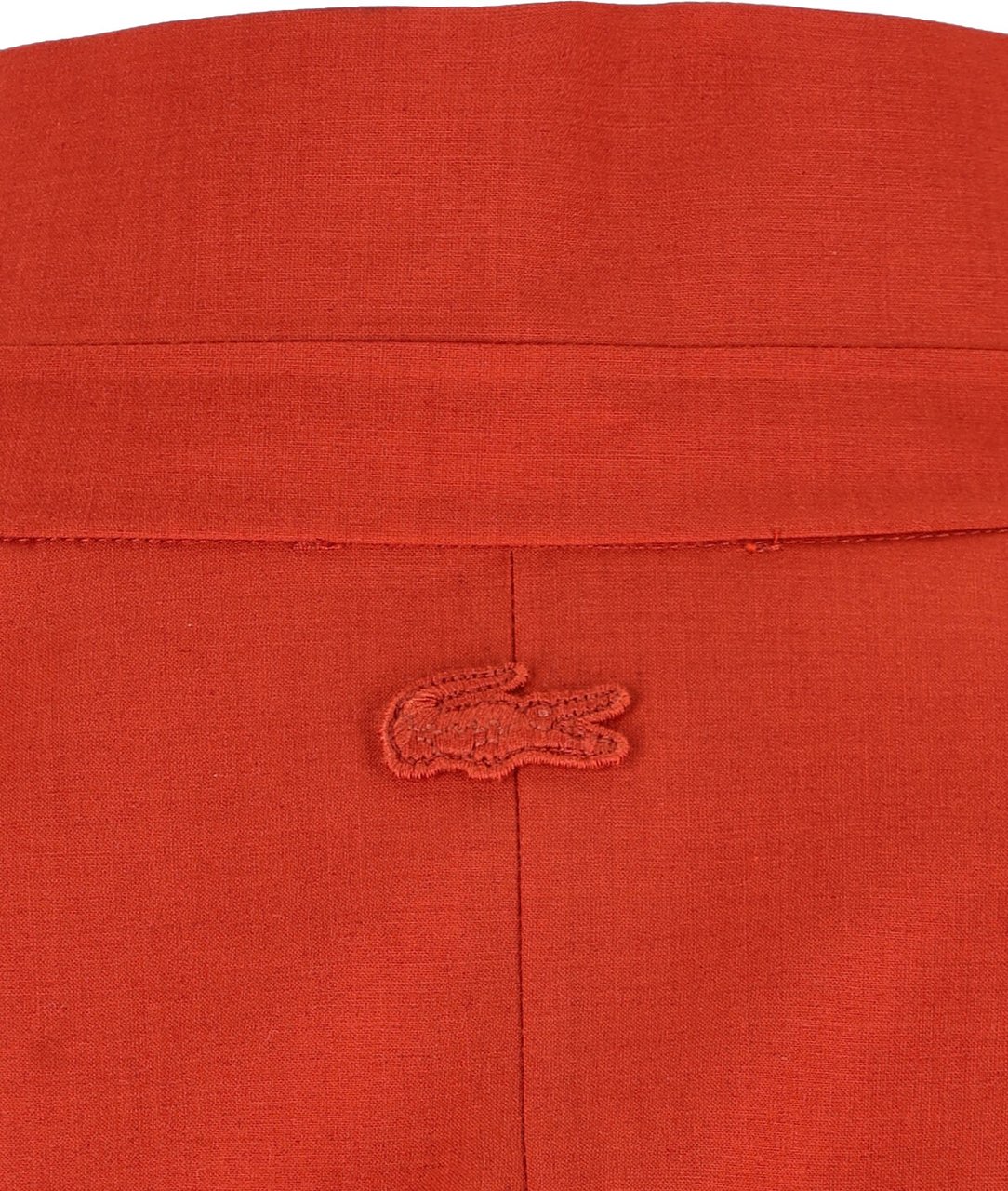 Lacoste Orange Technical Taffeta Popover Logo Jacket Oranje