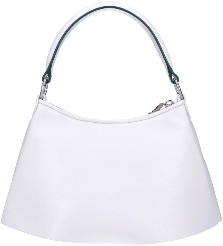Lacoste White Lenglen Small Contrast Logo Bag Wit