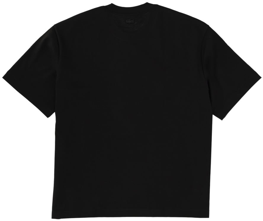 Lacoste T-SHIRT WITH GRAPHICS Zwart