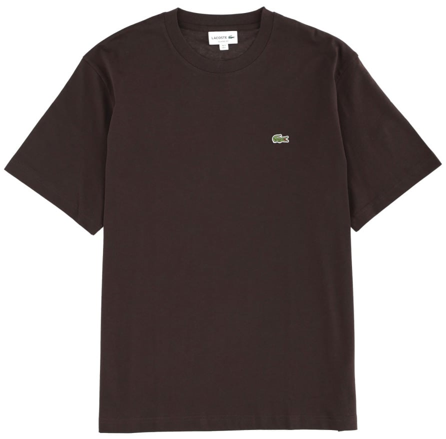 Lacoste T-SHIRT WITH LOGO Bruin