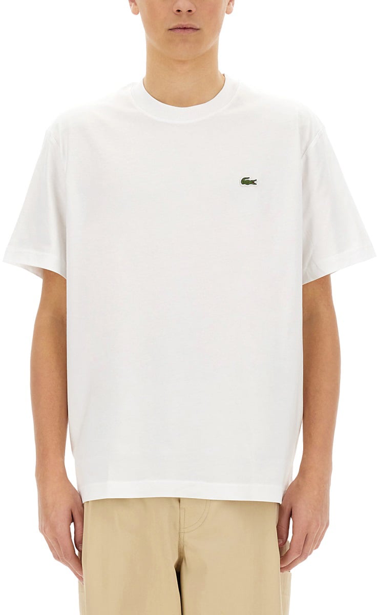 Lacoste COTTON T-SHIRT Wit