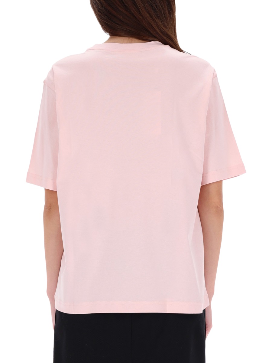 Lacoste T-SHIRT WITH LOGO Roze