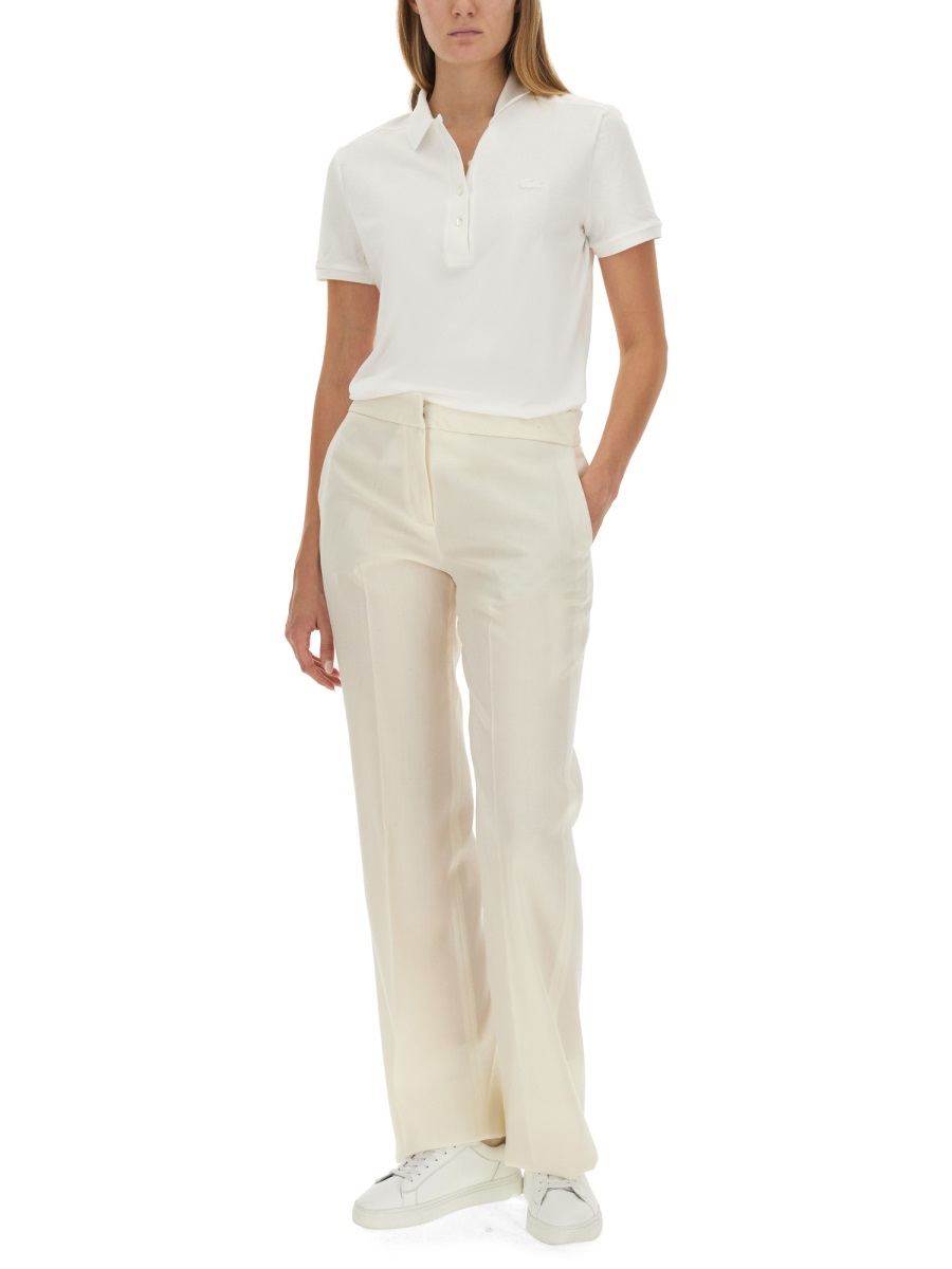 Lacoste POLO WITH LOGO Wit