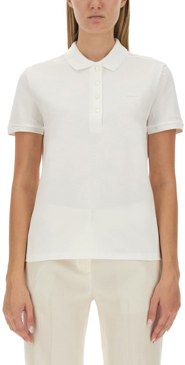 Lacoste POLO WITH LOGO Wit