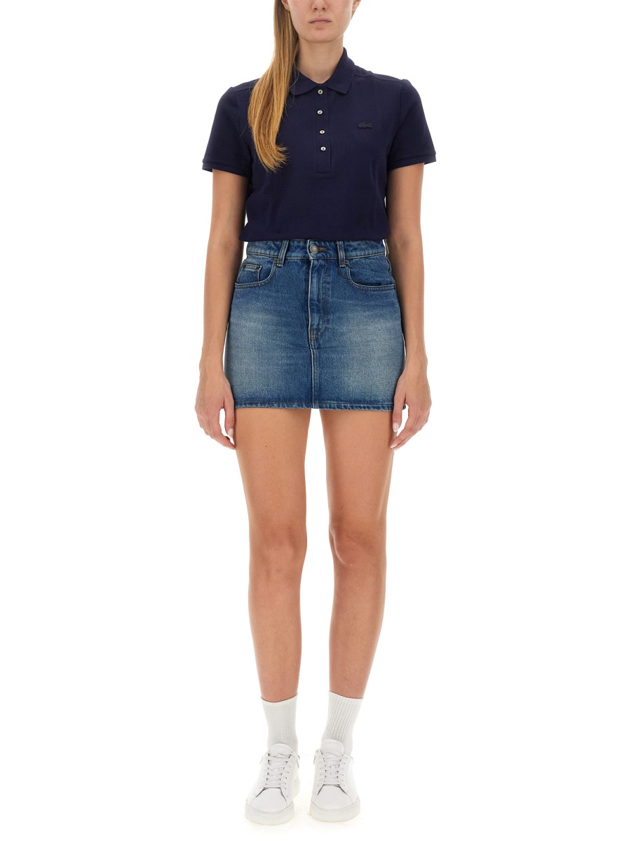 Lacoste POLO WITH LOGO Blauw