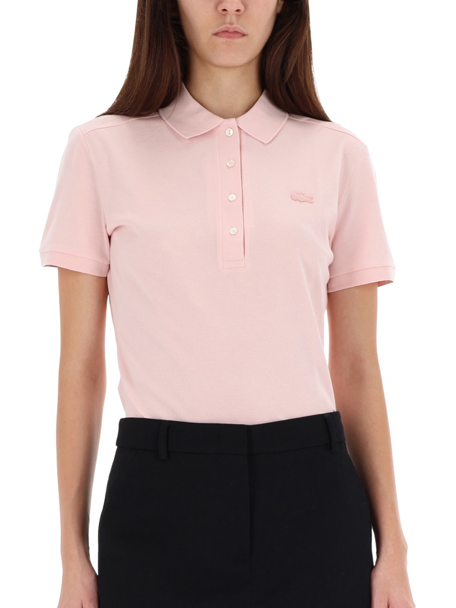 Lacoste POLO WITH LOGO Roze