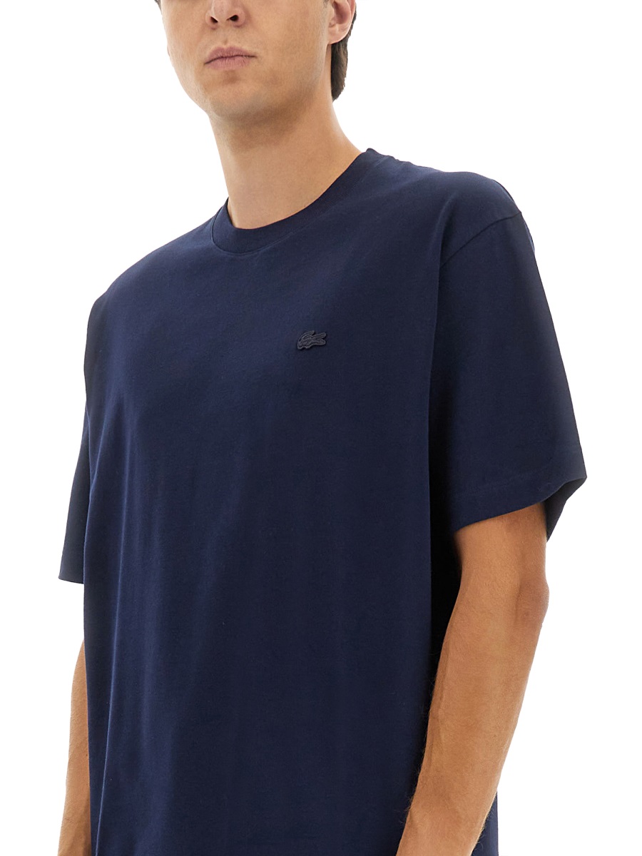 Lacoste T-SHIRT WITH LOGO Blauw