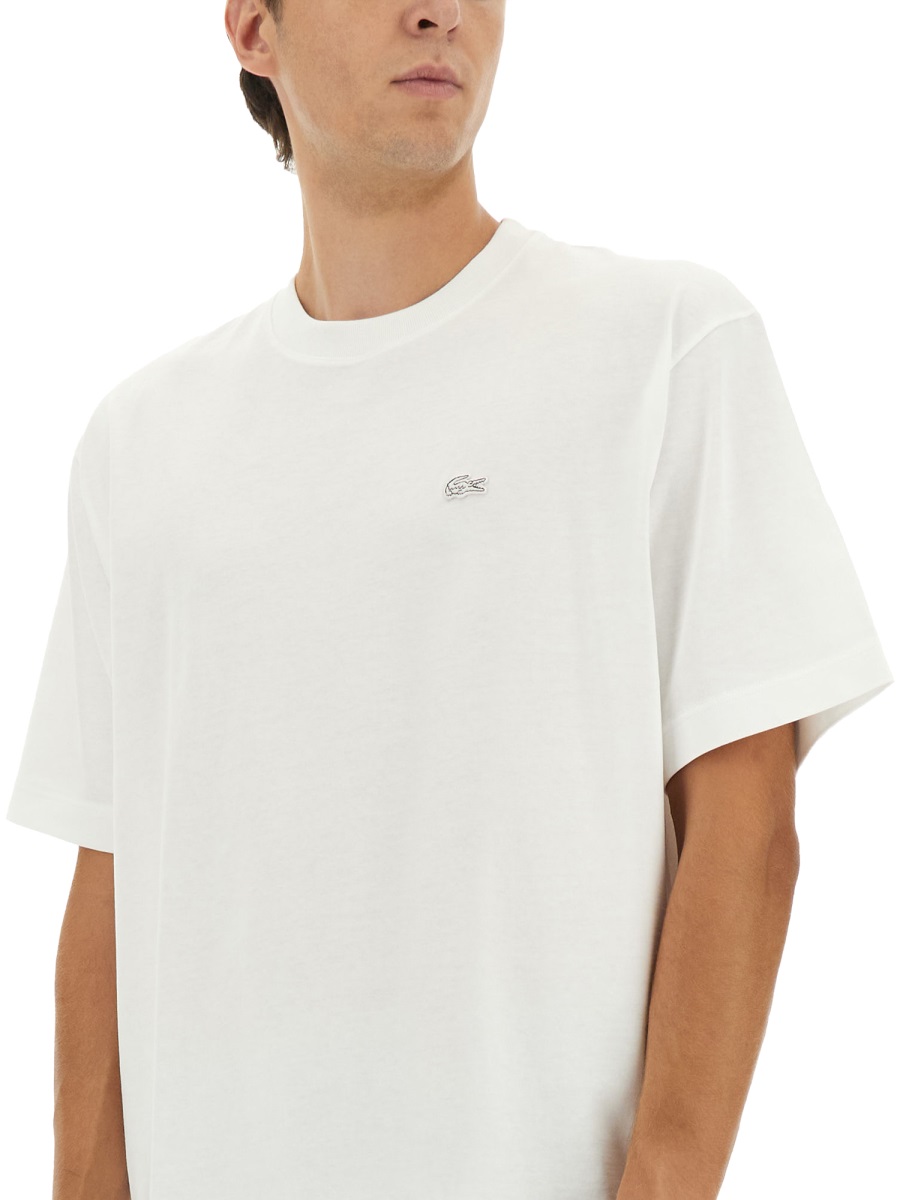 Lacoste T-SHIRT WITH LOGO Wit