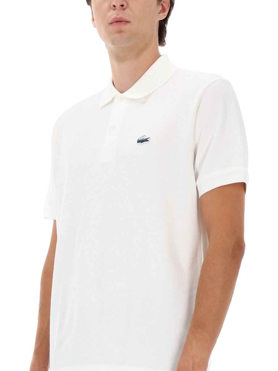 Lacoste POLO WITH LOGO Wit